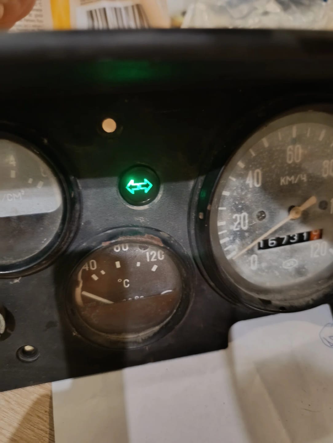 Customer photo review of 16mm Waterproof Lamp FILM 12V LED Car Boat LED Warning Dashboard Signal Lights Instrument Pilot light
