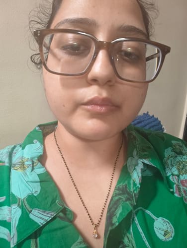 Customer photo review of Serenity Mangalsutra | 18K Gold Vermeil