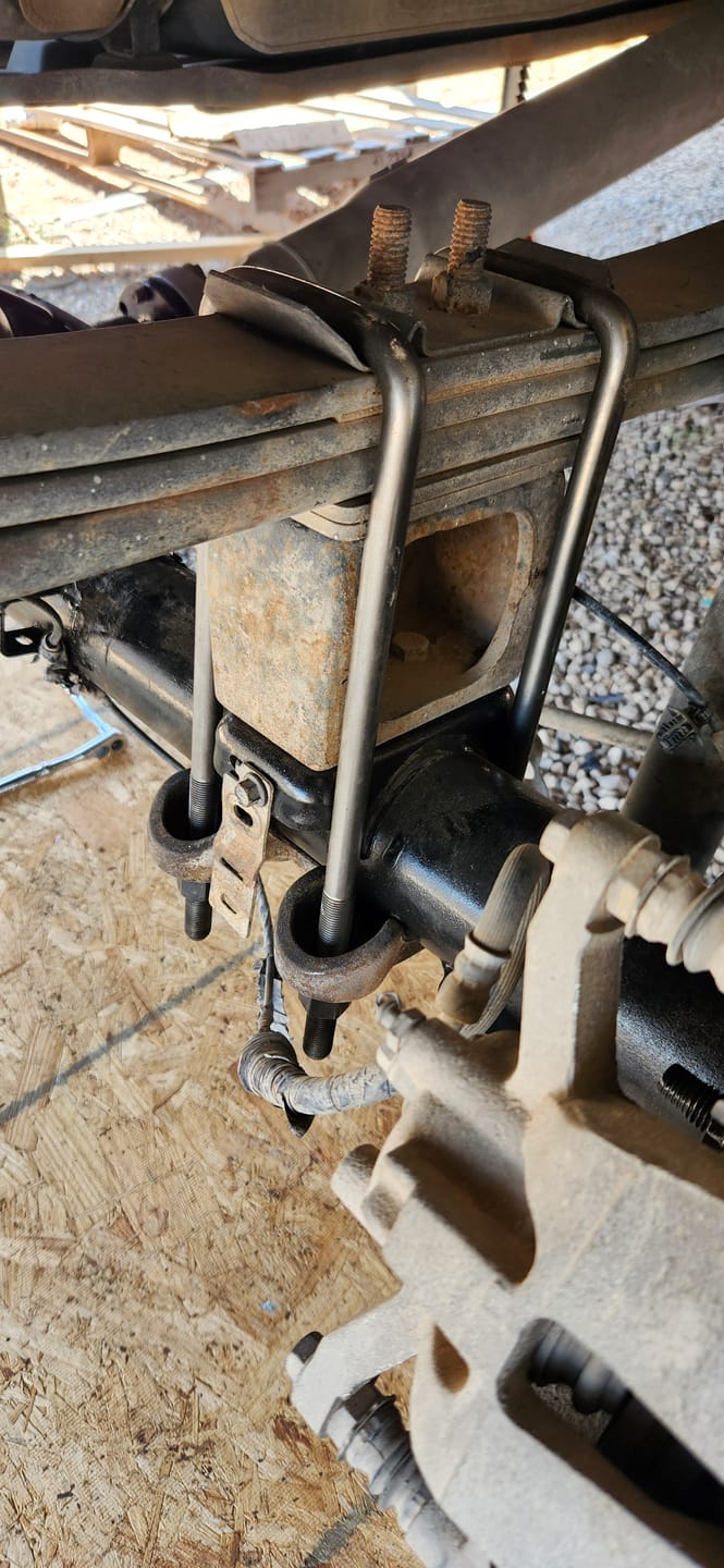 Customer photo review of 9/16 Inch Diameter U-Bolts - Square