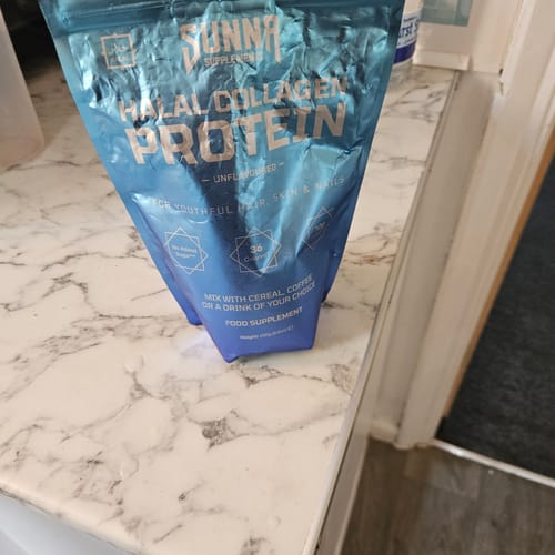 Customer photo review of Halal Collagen Protein