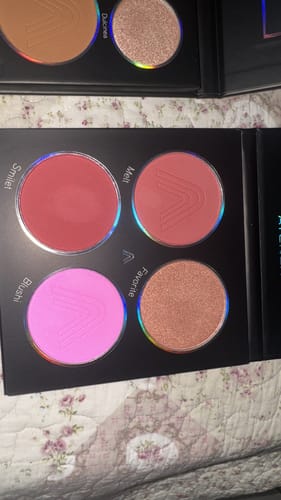 Customer photo review of PALETA DE RUBORES GLAMBLACK