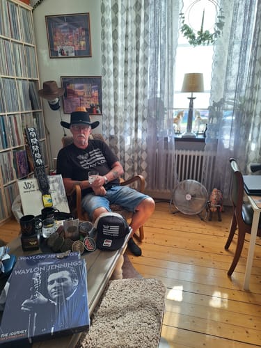Customer photo review of Waylon Flag Foam Trucker Hat