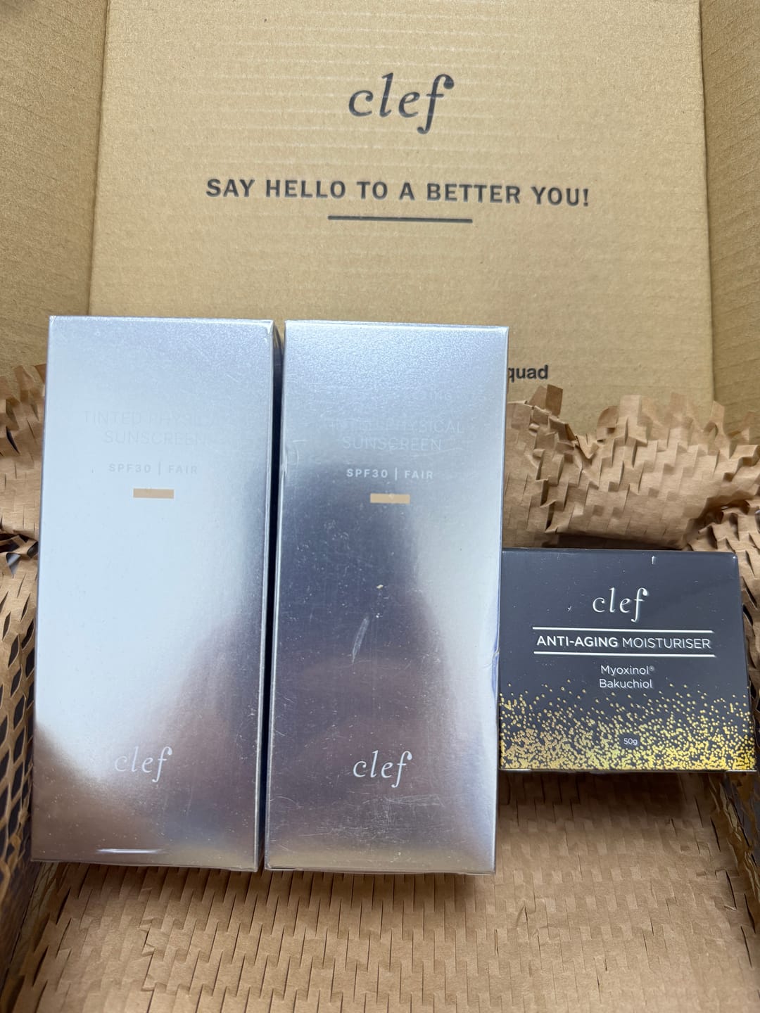 Customer photo review of CLEF Anti-Aging Moisturiser