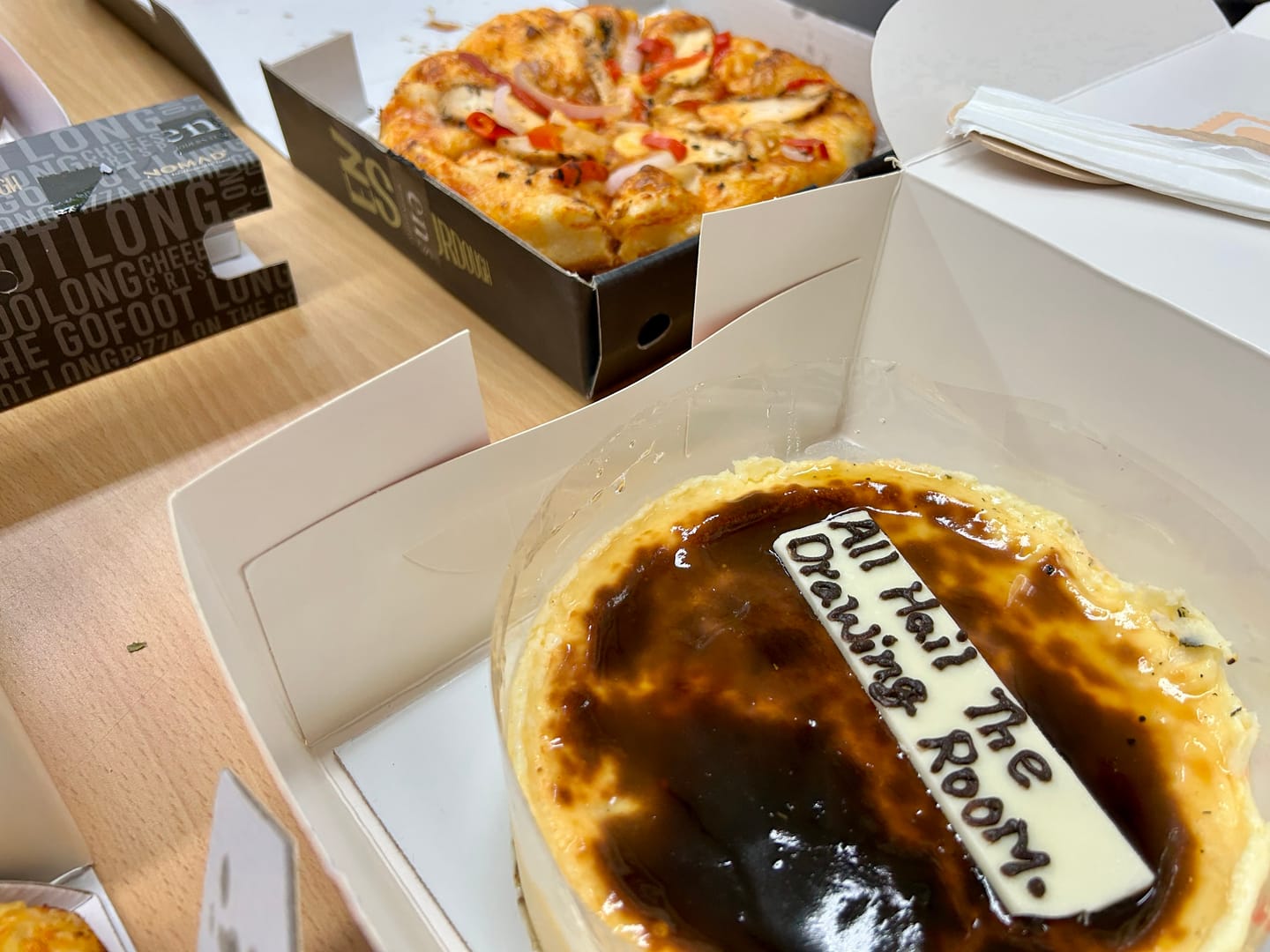 Customer photo review of Burnt Basque Cheesecake