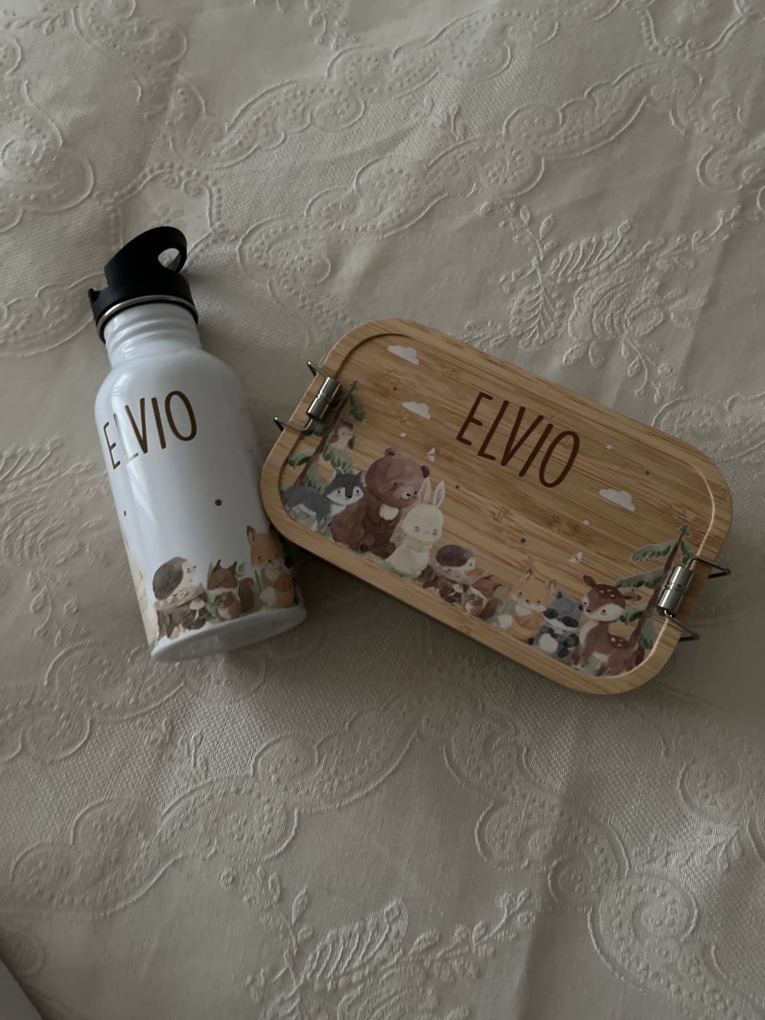 Customer photo review of Schulset & Kita Starterset: Brotdose mit Trinkflasche für Kinder