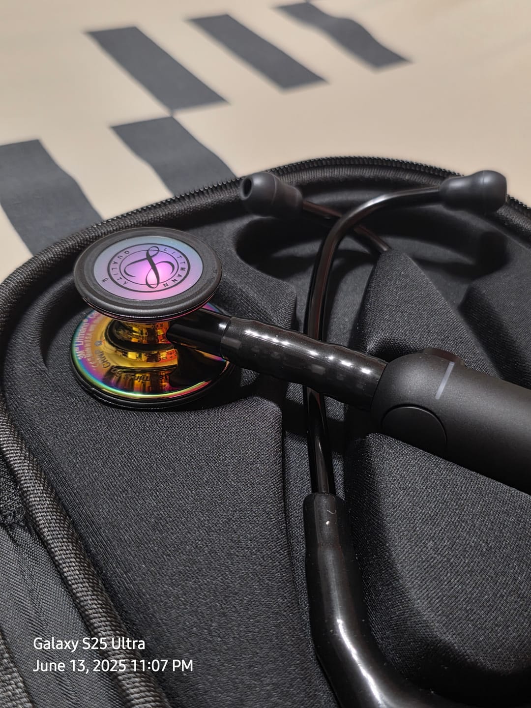 Customer photo review of Littmann CORE Digital Stethoscope - 8570 High Polish Rainbow & Black