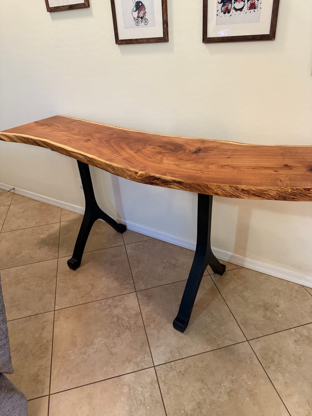 Customer photo review of Counter Table Legs 612 Wishbone 34H for Dining Tabletop