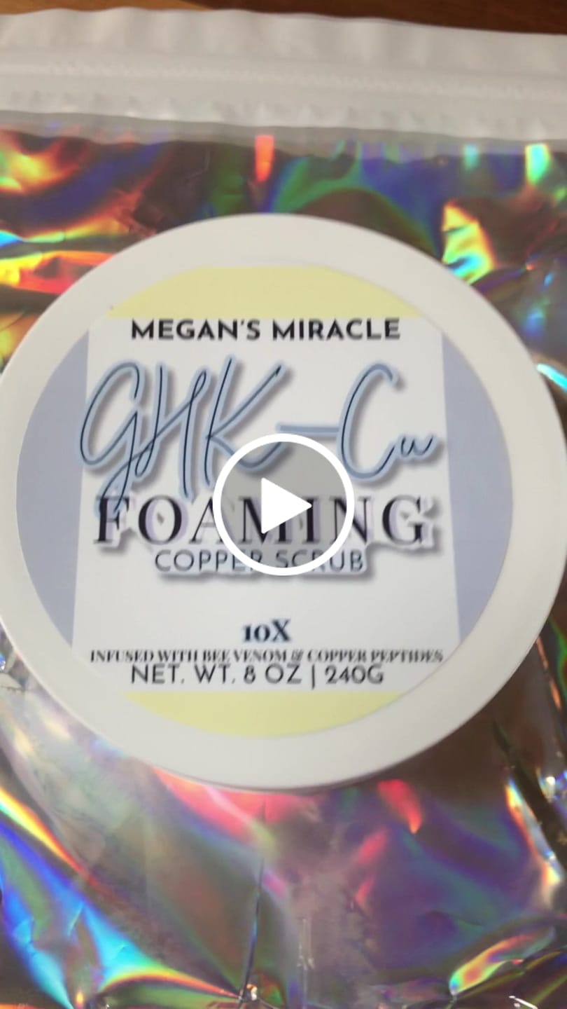 Customer video review of GHK-Cu Foaming Copper Scrub