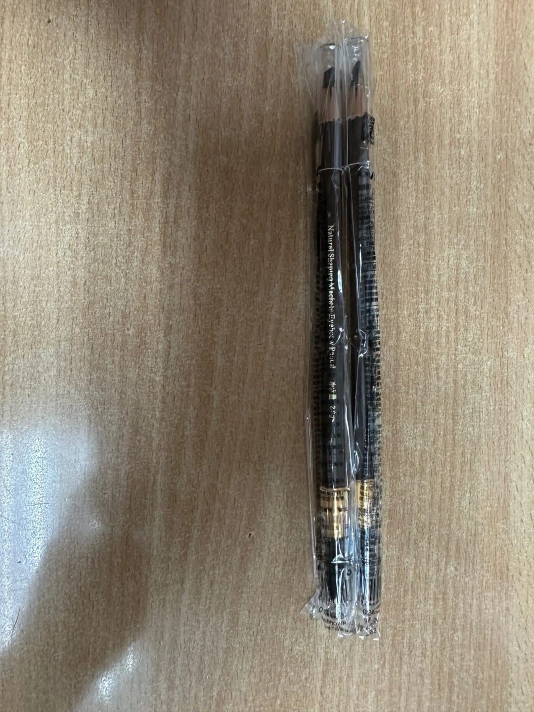 Customer photo review of Wood-Based Eyebrow Pencil Microblade Precision Waterproof — Rich Brown | KIMLUD