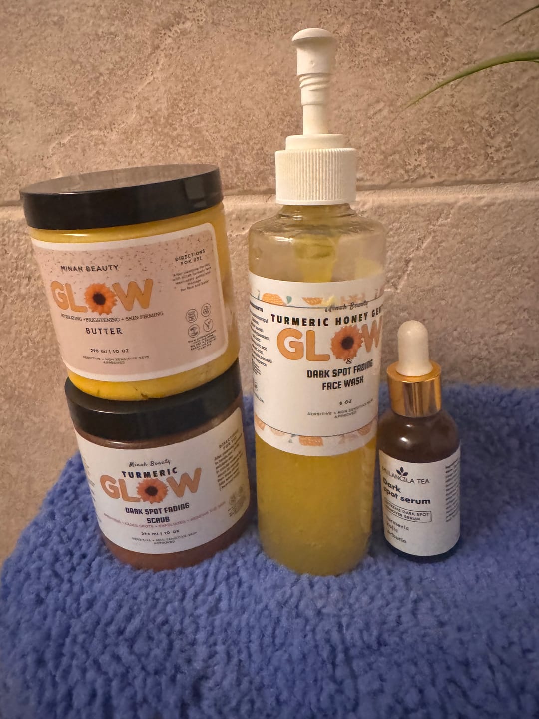 Customer photo review of Dark spots + Glow combo