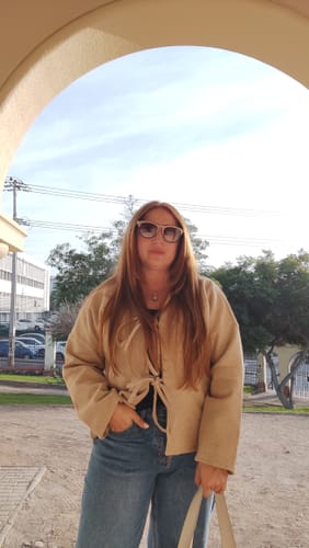 Customer photo review of CÁRDIGAN DIANA BEIGE