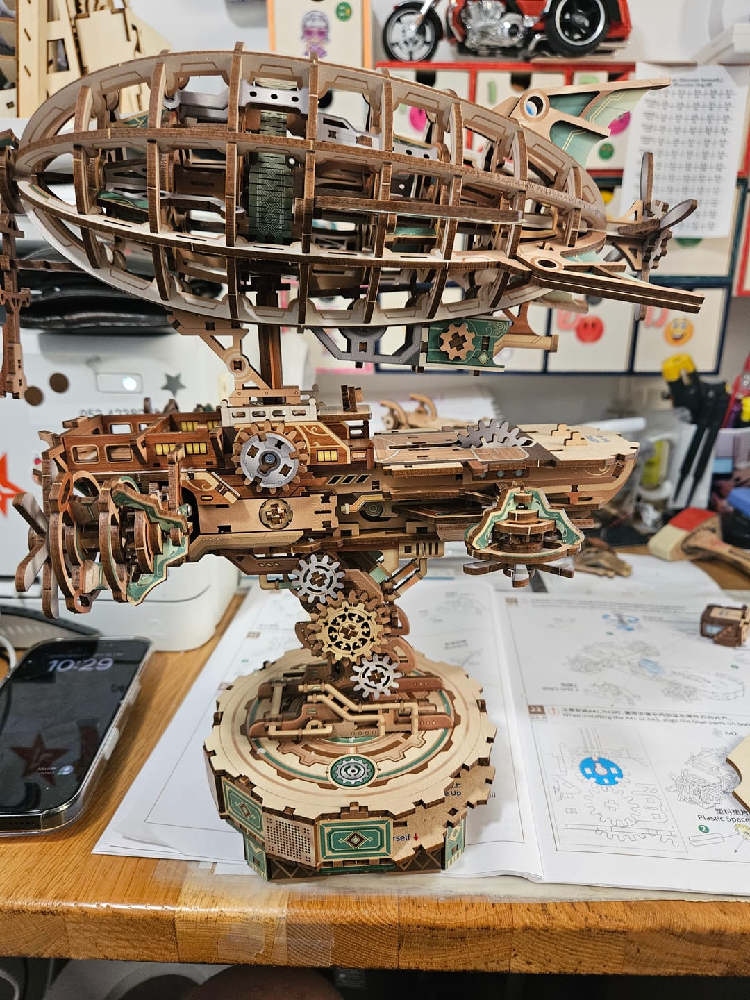 Customer photo review of Vapor Trek 3D Wooden Puzzle