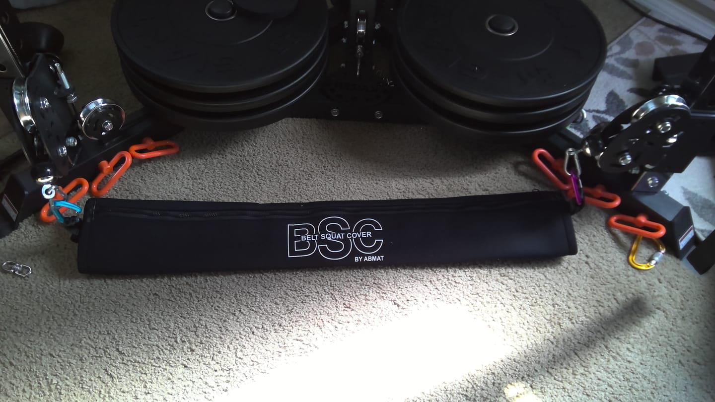Customer photo review of Belt Squat Cover