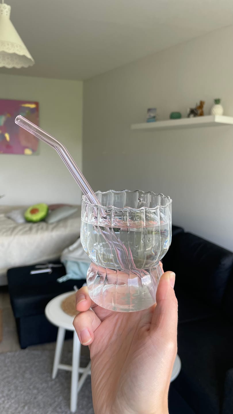 Customer photo review of Evie Unique Glassware