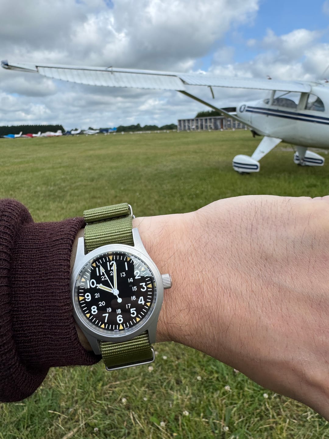 Customer photo review of The "Daily Beater" Field Watch