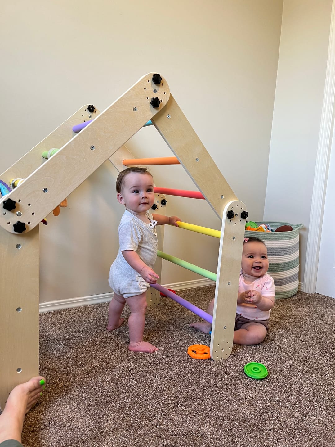 Customer photo review of Transformable Pikler & Reversible Ramp