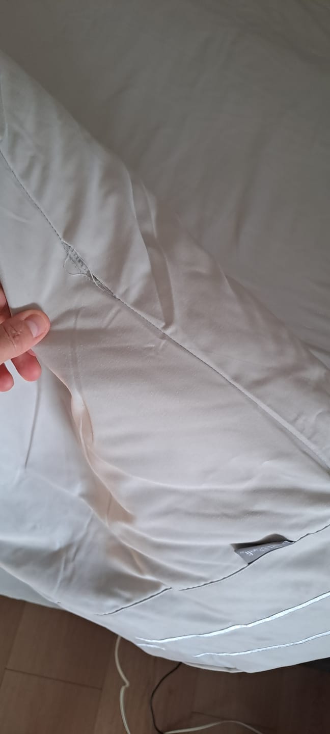 Customer photo review of Sábanas Lujo 1800 Hilos - King - Soft Touch