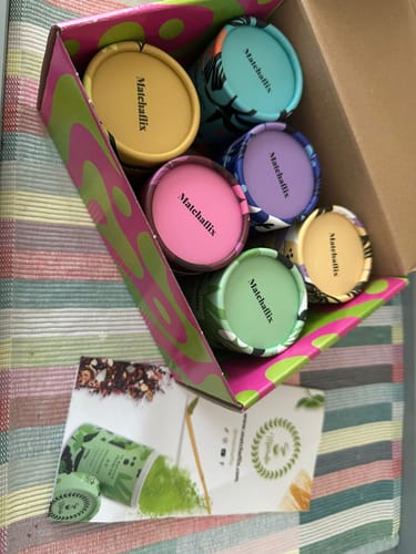 Customer photo review of Pack Sabores - Té Matcha Premium 100% Degustación
