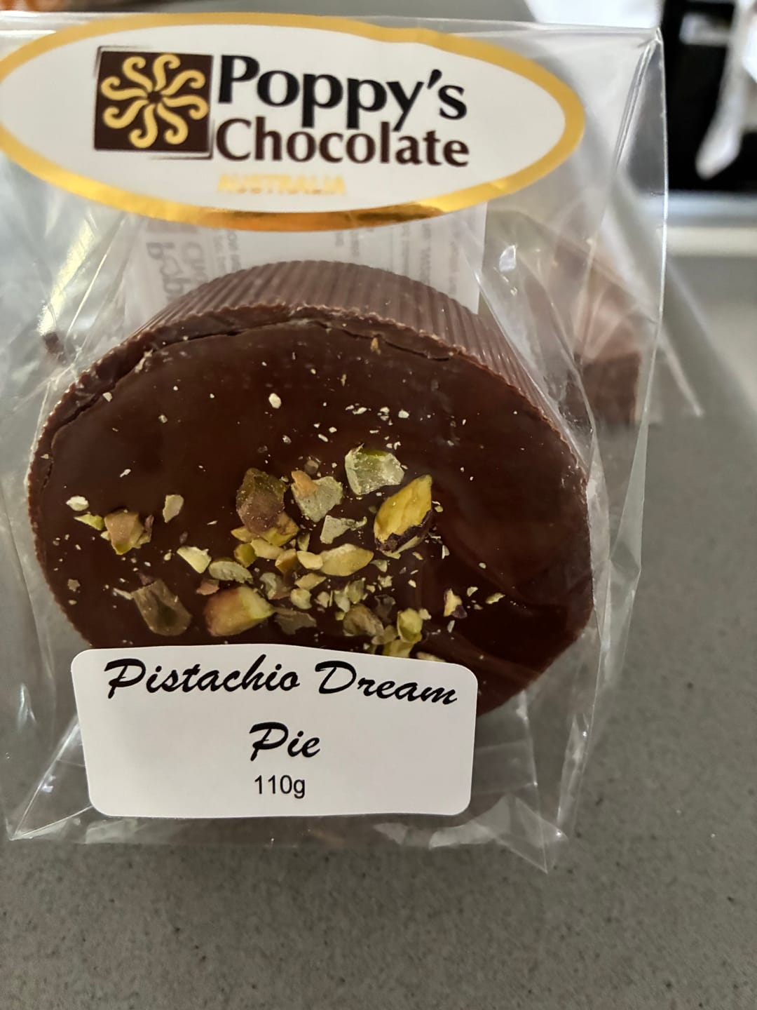 Customer photo review of LIMITED EDITION Salted Caramel Fudge Pie