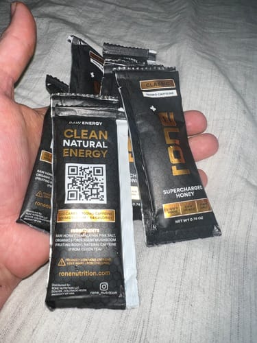 Customer photo review of 100mg Caffeine - Classic - SuperCharged Honey (20-Pack)