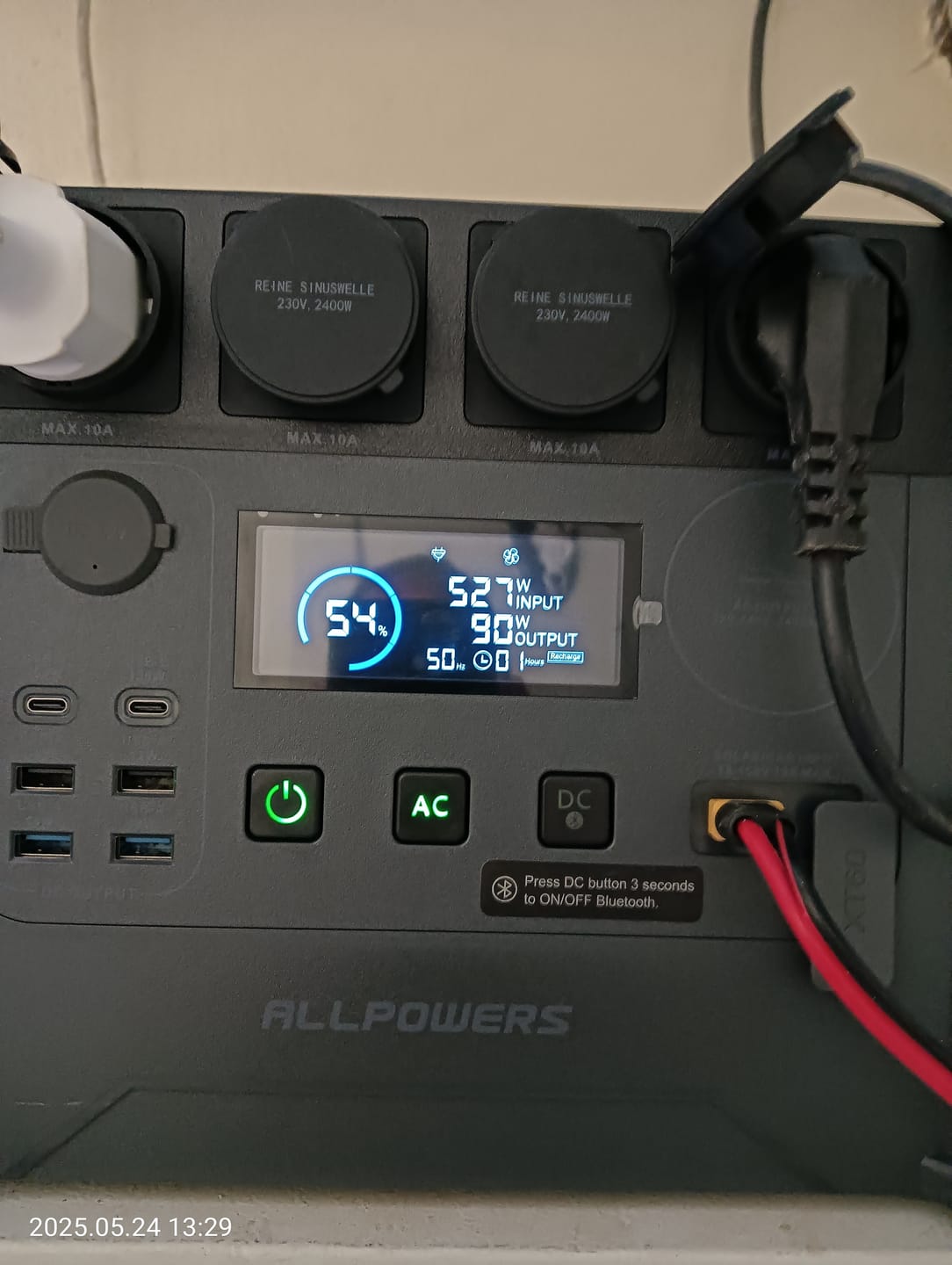 Customer photo review of ALLPOWERS Estación de Energía Portátil S2000 Pro 2400W 1451Wh