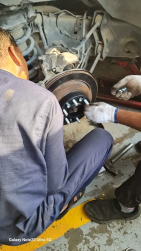 Customer photo review of 1.5" 2" 6x135mm Wheel Spacers For 2004-2014 Ford F150 Expedition Lincoln Navigator 14X2.0 Hubcentric