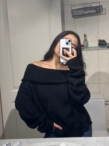 Customer photo review of SWEATER LINA NEGRO