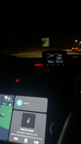 Customer photo review of Lufi X1 OBD2 Smart Digital Multi Meter Gauge