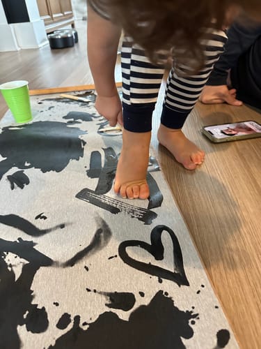 Customer photo review of BUY 2: Magic Canvas & Brush Set
