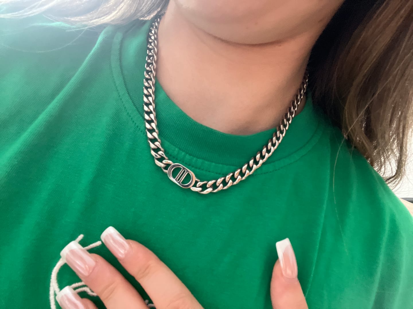 Customer photo review of Prestige Halskette | 18K vergoldet