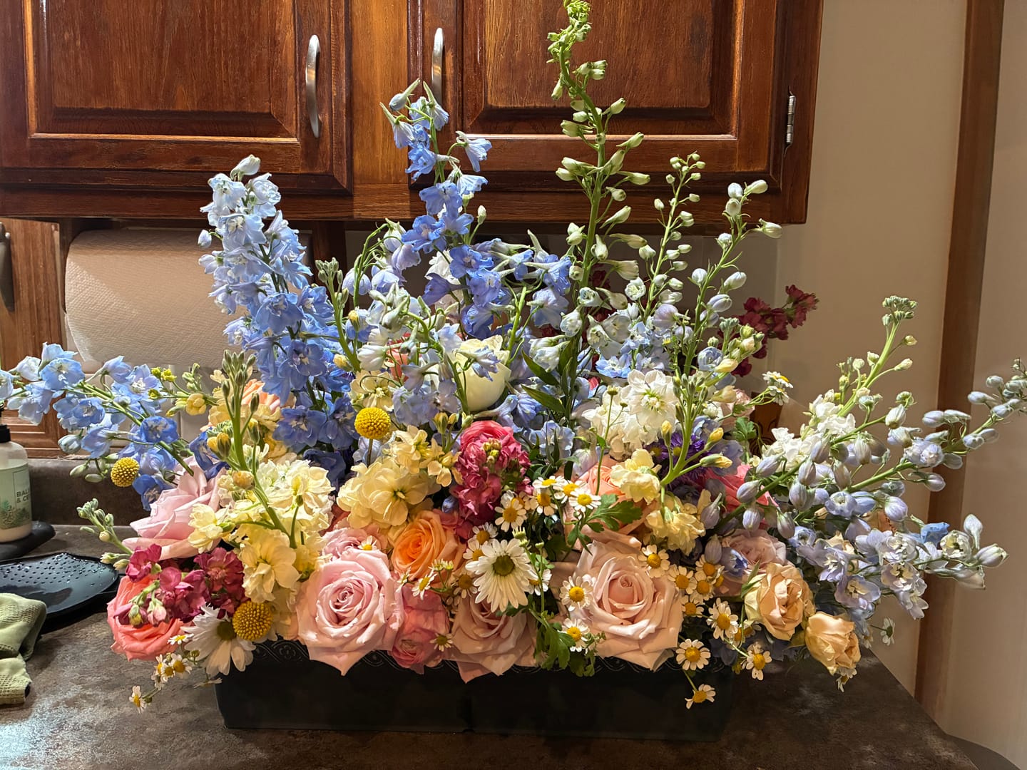 Customer photo review of Light Blue Delphinium