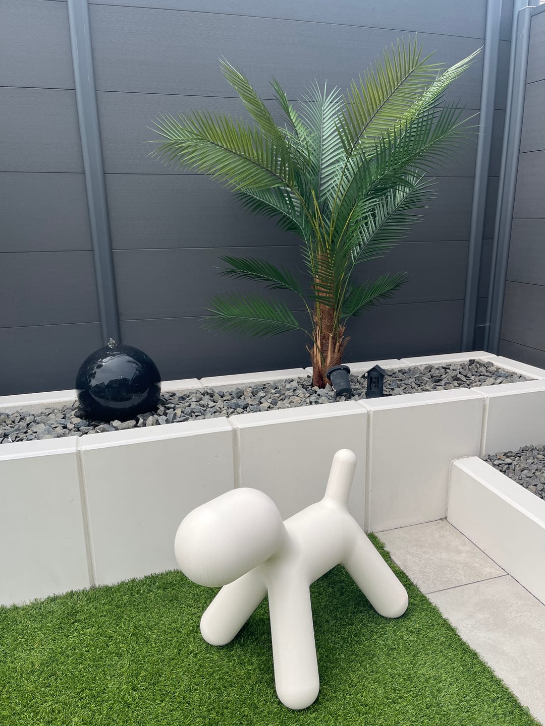 Customer photo review of Palme Kunstpflanze 150cm