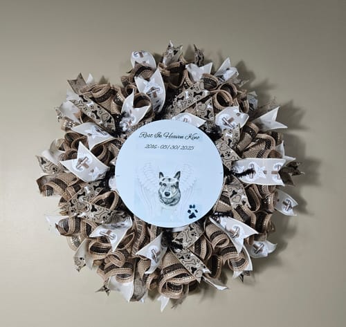 Customer photo review of Custom Round Sign Single