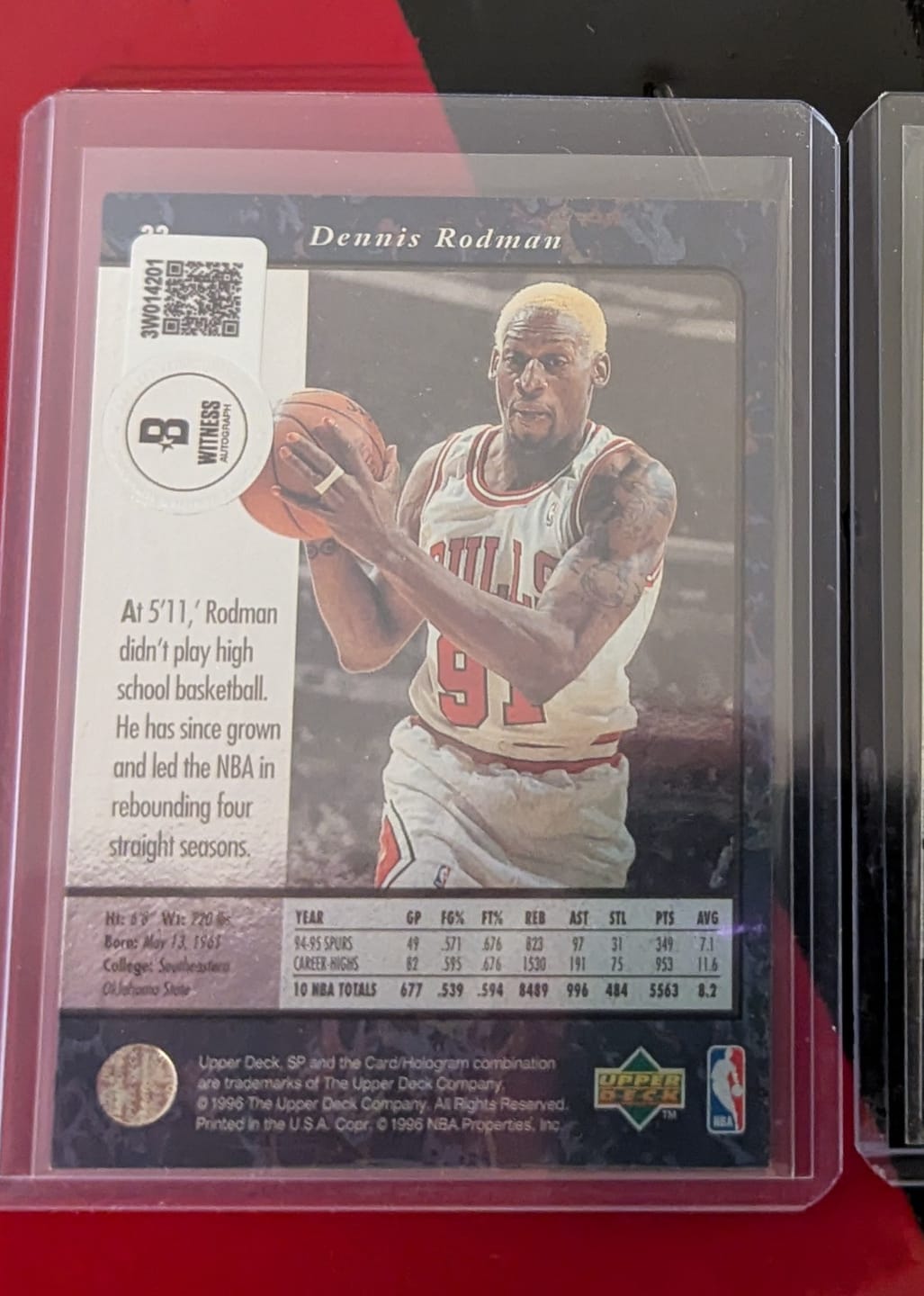 Customer photo review of Dennis Rodman Autograph Signing