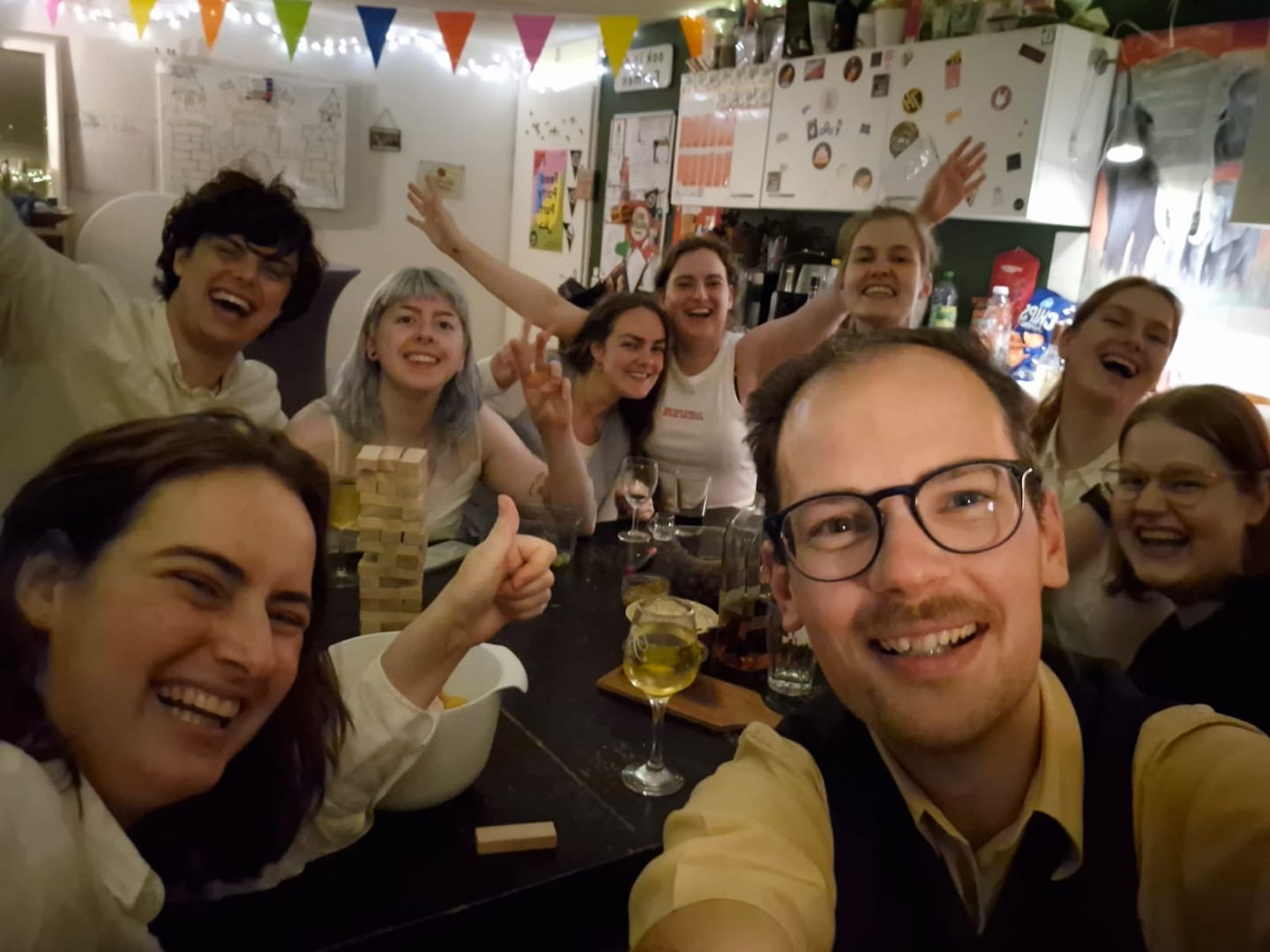 Customer photo review of A Wine Tasting Themed Murder Mystery Game Kit