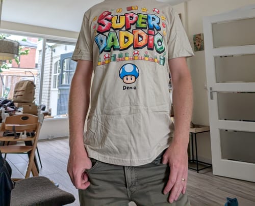 Customer photo review of Super Daddio - custom made