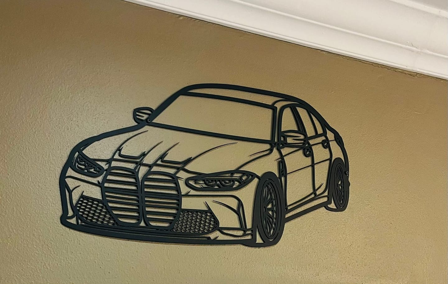 Customer photo review of Your Custom Perspective Metal Wall Art