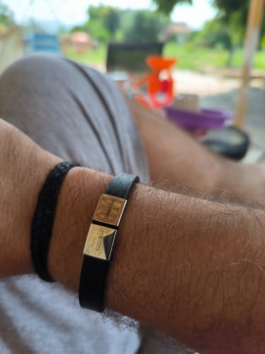 Customer photo review of Bracelet: Lux Leather