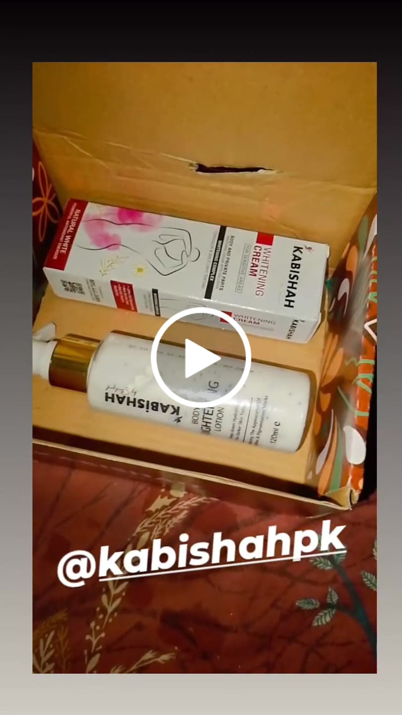 Customer video review of Body Brilliance - Whitening Bundle: Cream & Lotion Duo