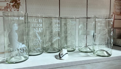 Customer photo review of Enfermería - Juego de 6 Vasos 500 ml