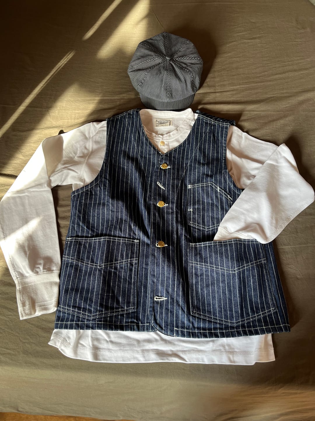 Customer photo review of 1930s Wabash Railway Work Vest
