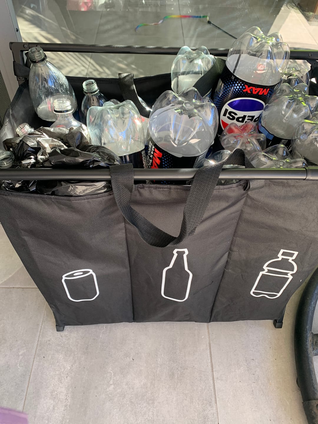 Customer photo review of Mobile Recycle Station - V3.0 (Folding Frame)