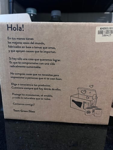Customer photo review of Enfermería - Juego de 6 Vasos 500 ml