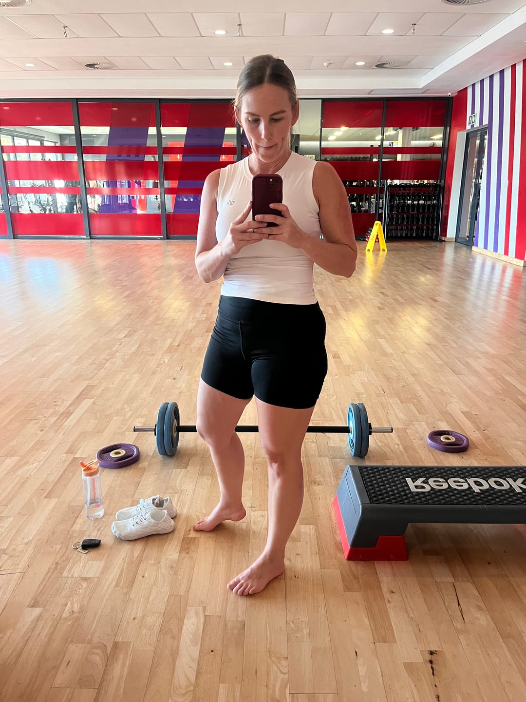 Customer photo review of Breathable Running Tank Top