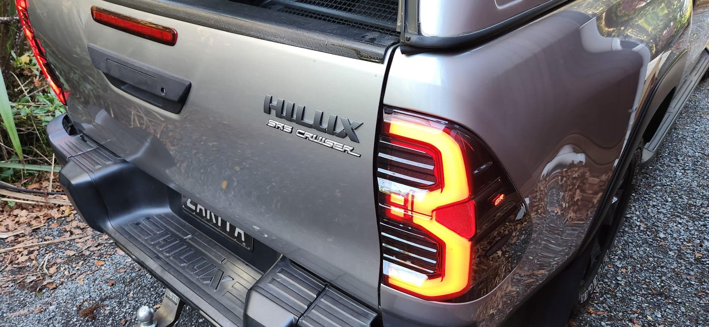 Customer photo review of Aftermarket LED Tail Lights for Toyota Hilux N80 (2016-2024)
