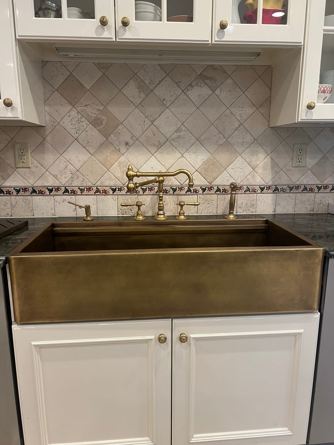 Customer photo review of Custom Farmhouse Sink - Stainless Steel