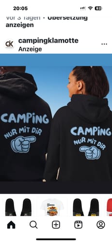 Customer photo review of Nur mit dir links Rückendruck | Premium Hoodie unisex