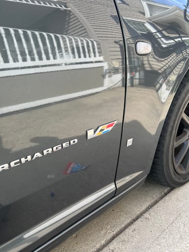 Customer photo review of Classic CTS-V "V" Emblem Lenses