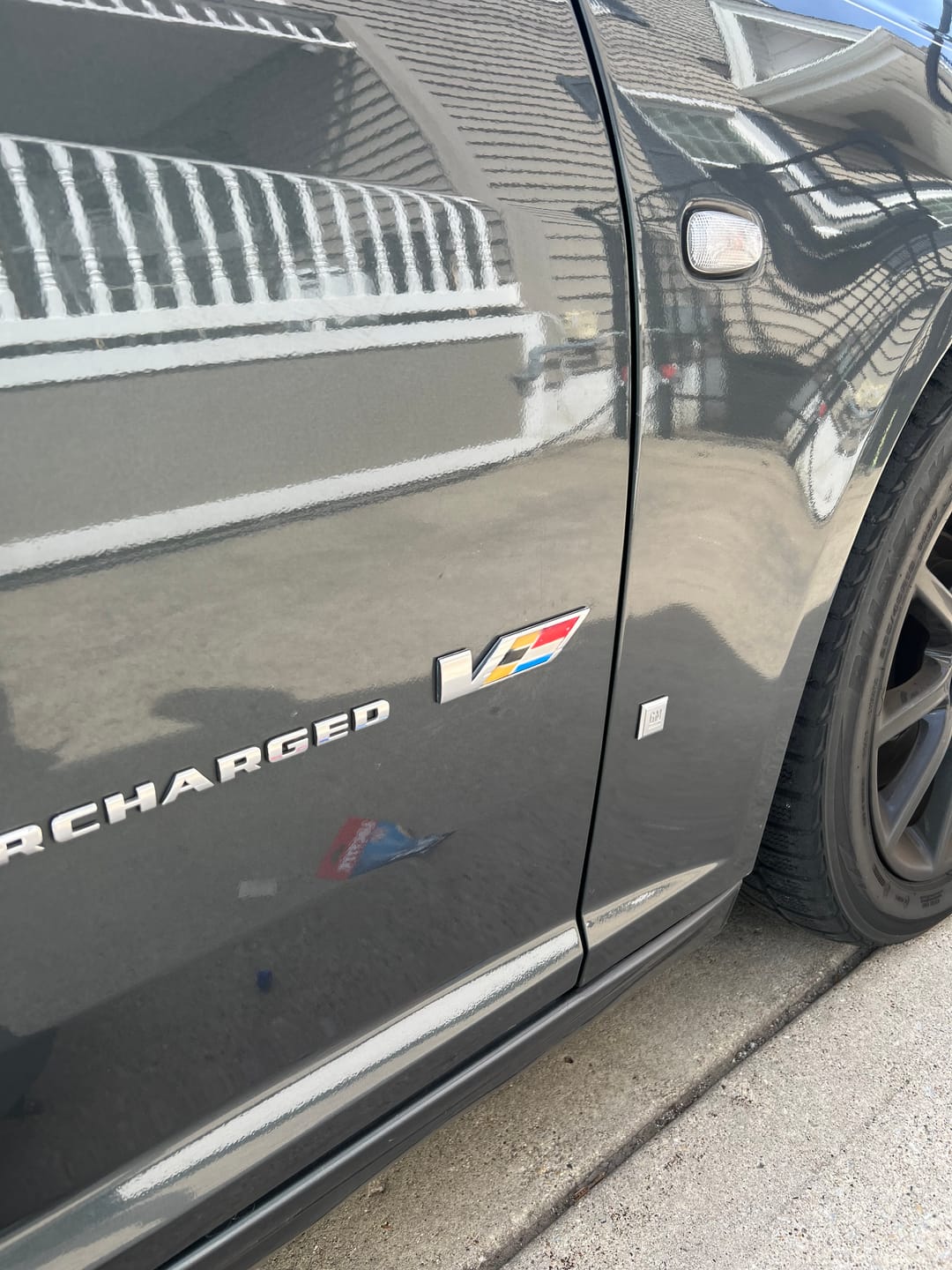 Customer photo review of Classic CTS-V "V" Emblem Lenses