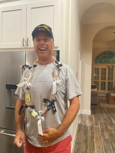 Customer photo review of Graduation Spirit Lei